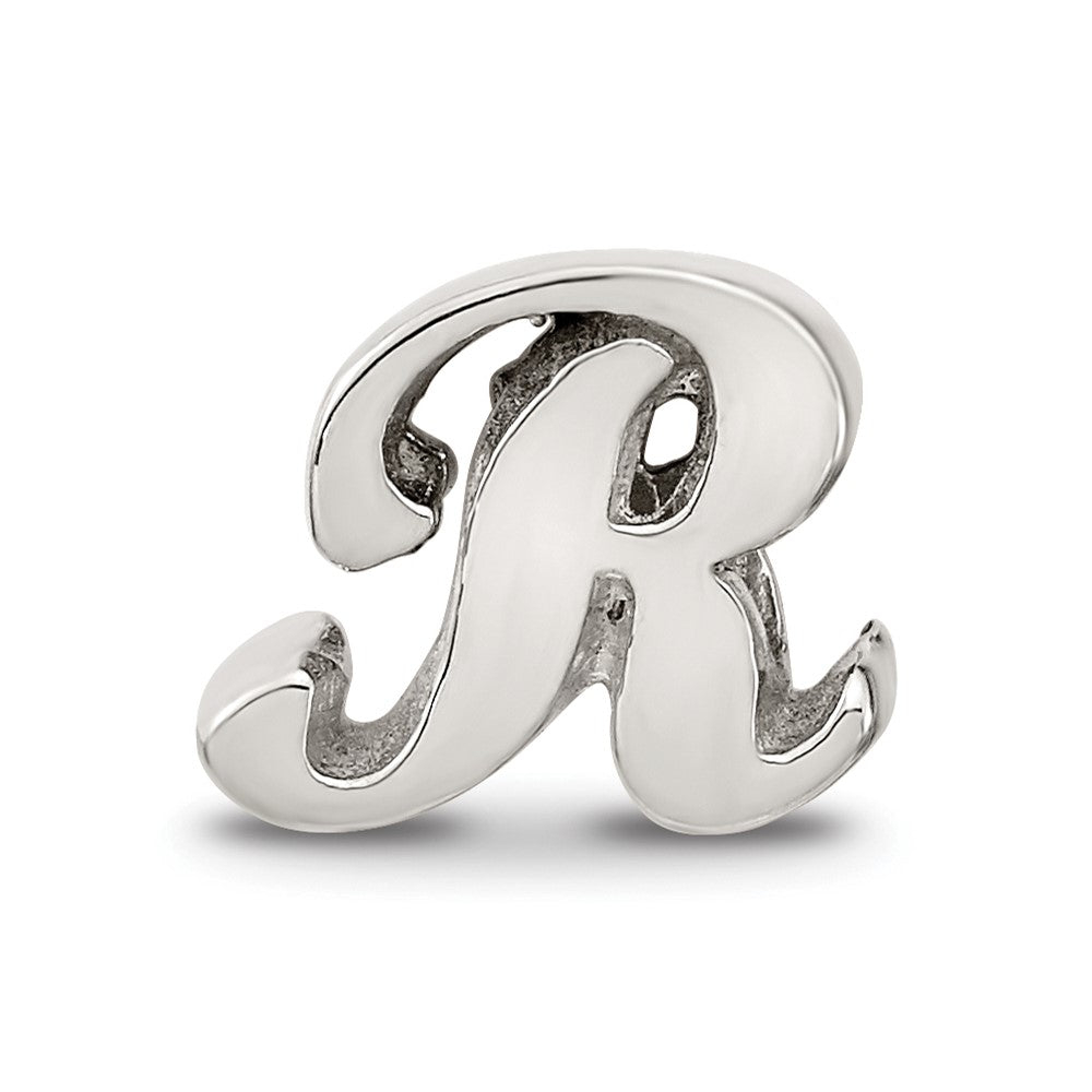 Sterlingsilber Reflections Buchstabe R Schreibschrift Perle