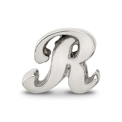 Sterlingsilber Reflections Buchstabe R Schreibschrift Perle