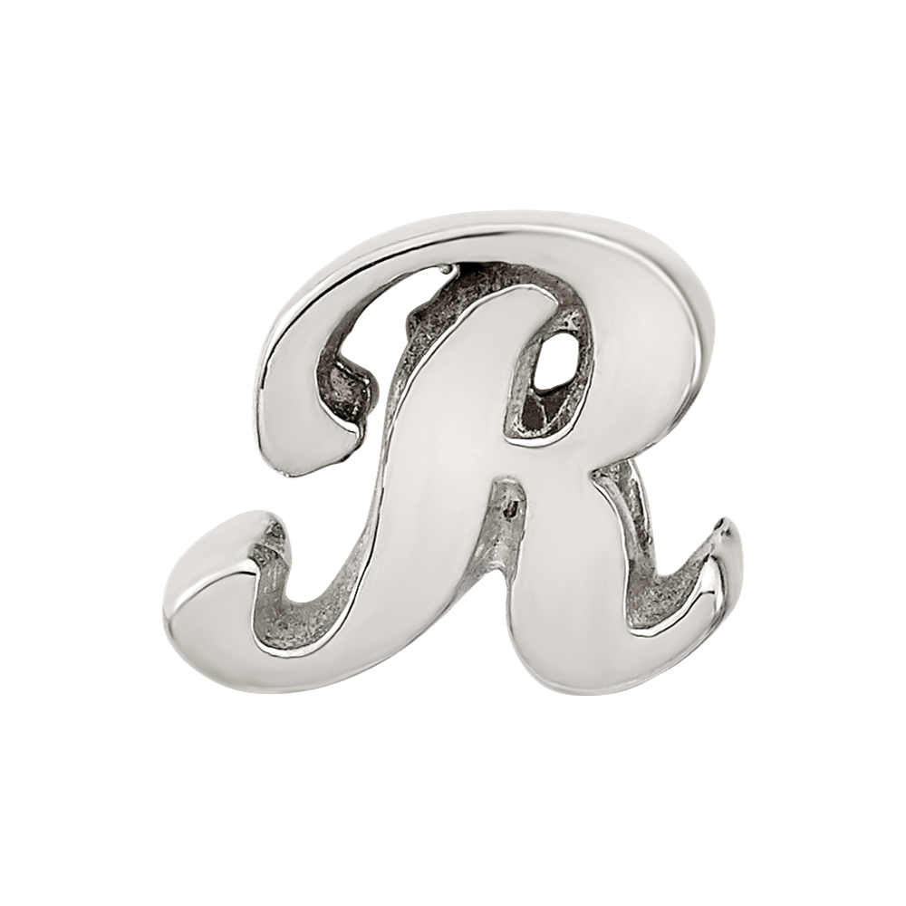 Sterlingsilber Reflections Buchstabe R Schreibschrift Perle