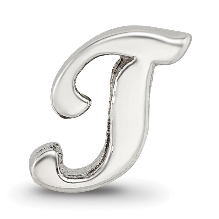 Sterlingsilber Reflections Buchstabe T Schreibschrift Perle