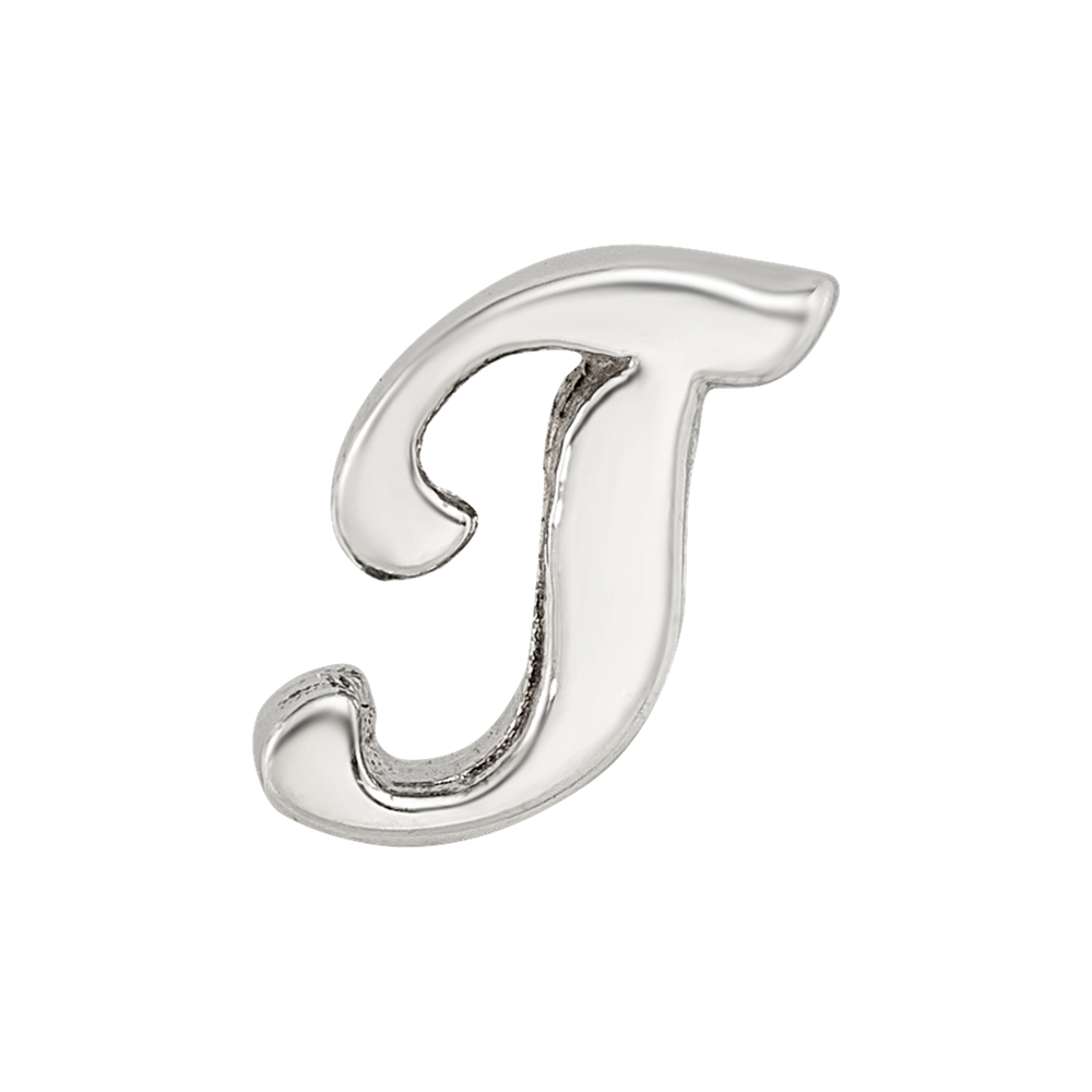 Sterlingsilber Reflections Buchstabe T Schreibschrift Perle