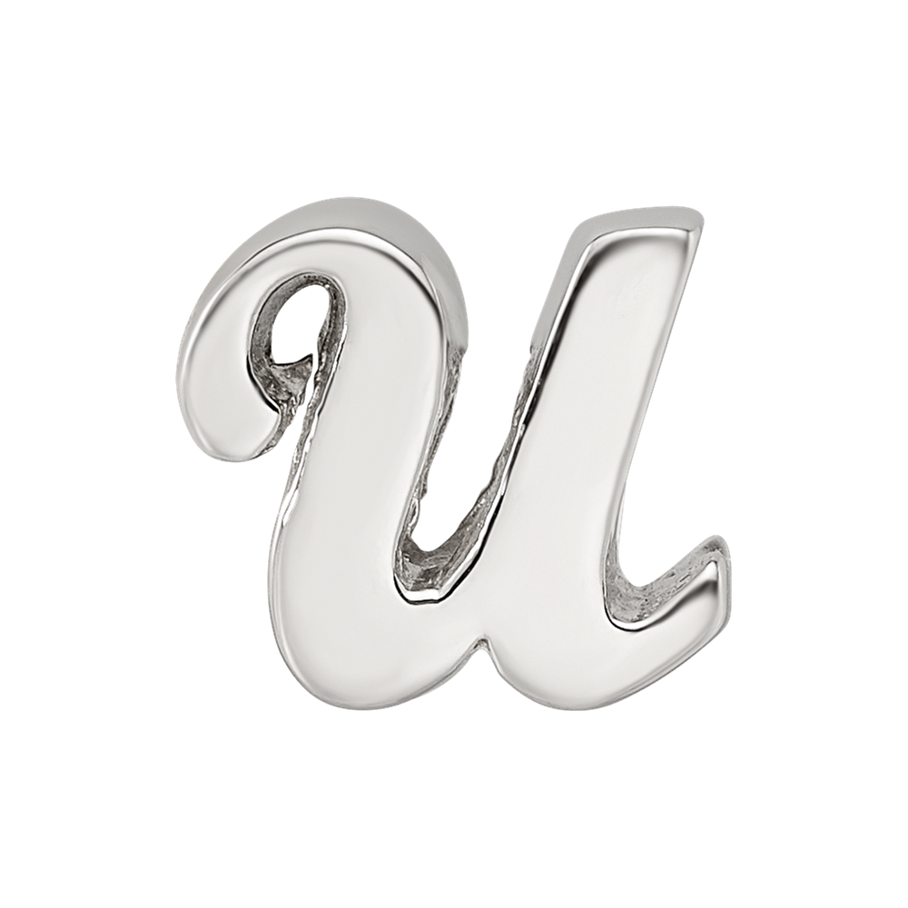 Sterlingsilber Reflections Buchstabe U Schreibschrift Perle