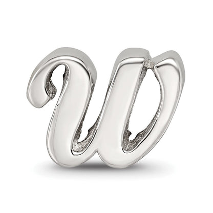 Sterlingsilber Reflections Buchstabe W Schreibschrift Perle