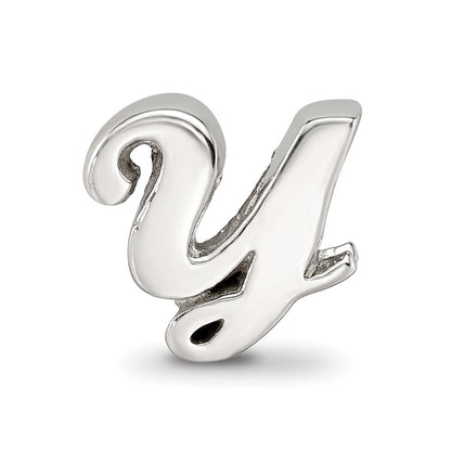 Sterlingsilber Reflections Buchstabe Y Schreibschrift Perle