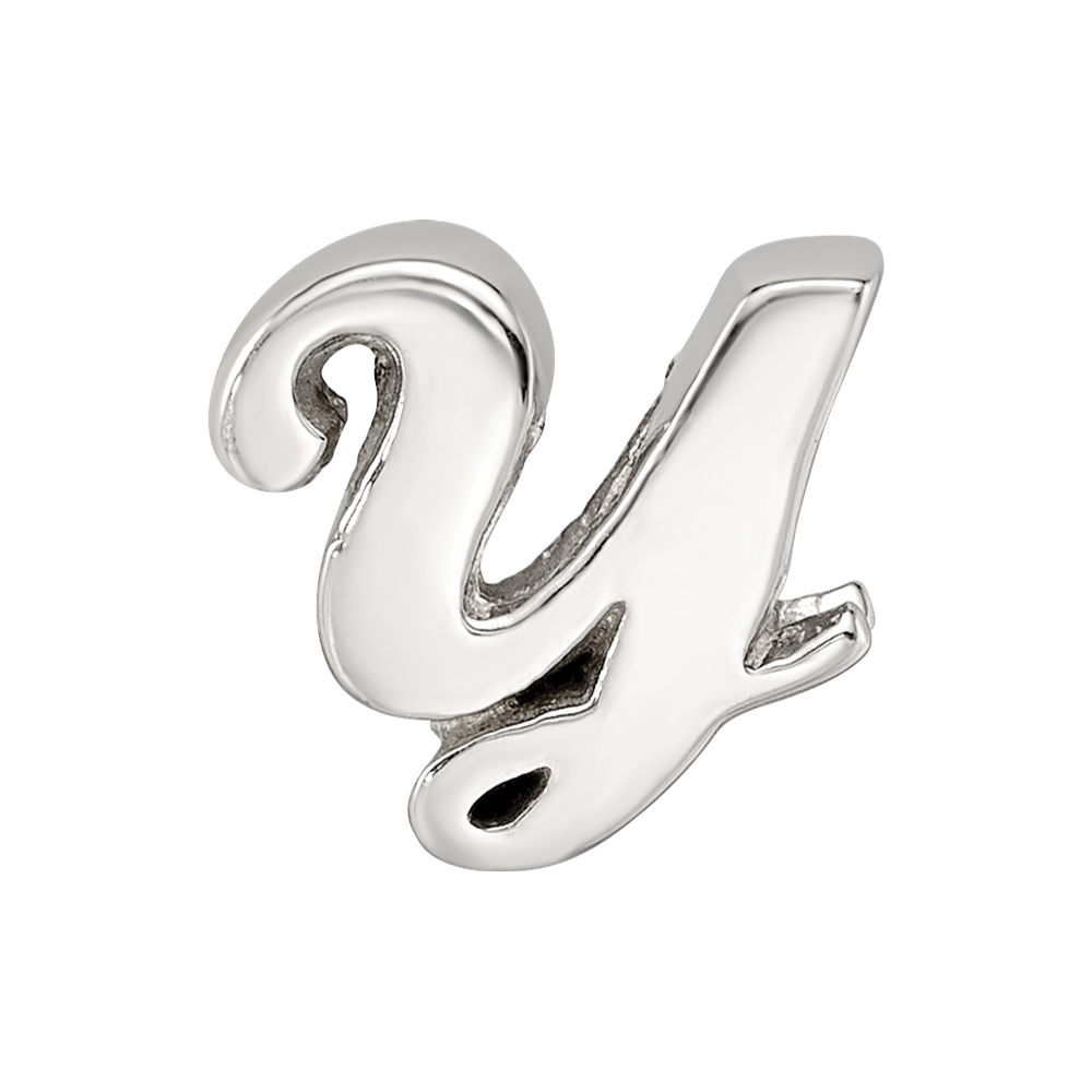 Sterlingsilber Reflections Buchstabe Y Schreibschrift Perle