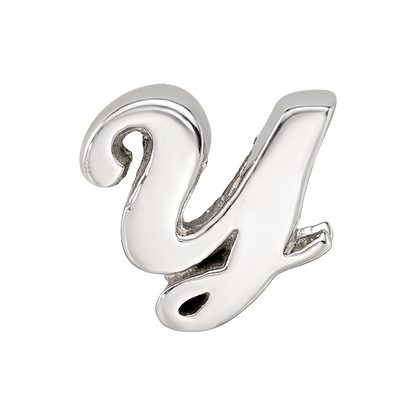 Sterlingsilber Reflections Buchstabe Y Schreibschrift Perle