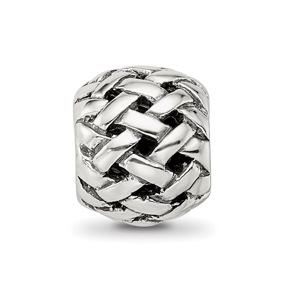 Sterlingsilber Reflections Basketweave Bali Perle