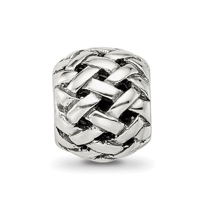 Sterlingsilber Reflections Basketweave Bali Perle