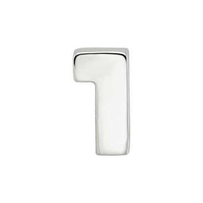 Sterlingsilber Reflections Zahl 1 Perle