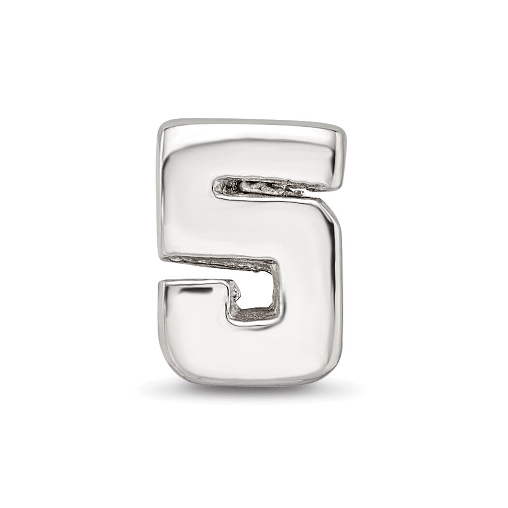 Sterlingsilber Reflections Numeral 5 Perle