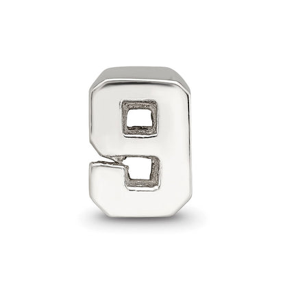 Sterlingsilber Reflections Zahl 9 Perle