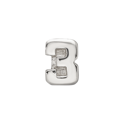 Sterlingsilber Reflections Kinder Zahl 3 Perle