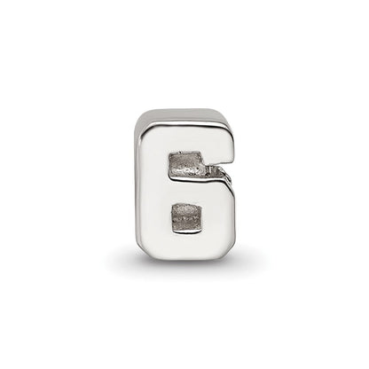 Sterlingsilber Reflections Kinder Zahl 6 Perle