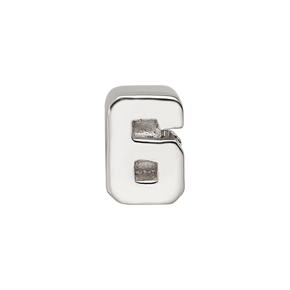 Sterlingsilber Reflections Kinder Zahl 6 Perle
