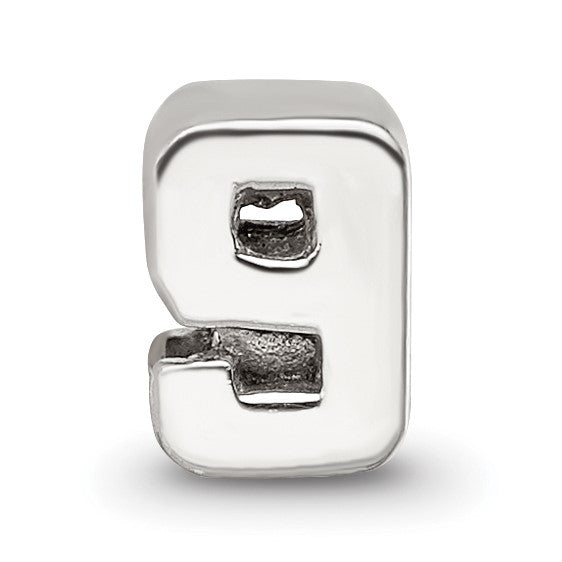 Sterlingsilber Reflections Kinder Zahl 9 Perle