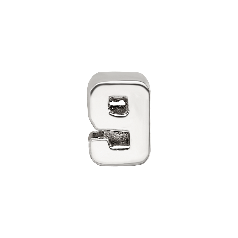 Sterlingsilber Reflections Kinder Zahl 9 Perle