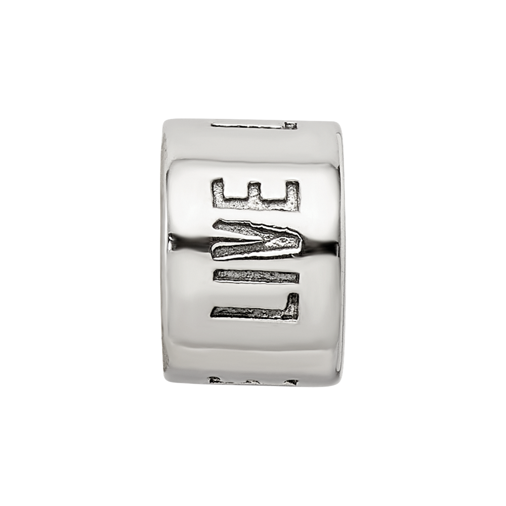 Sterlingsilber Reflections Leben Lachen Liebe Spacer Perle
