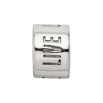 Sterlingsilber Reflections Leben Lachen Liebe Spacer Perle