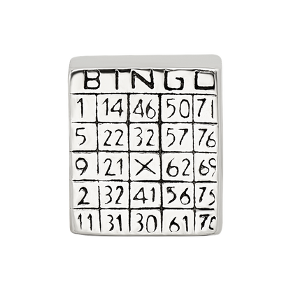Sterlingsilber Reflections Bingo Card Perle