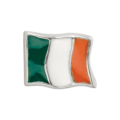 Sterlingsilber Reflections Emailliert Ireland Flag Perle