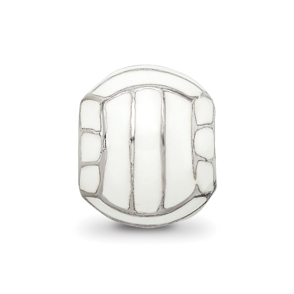 Sterlingsilber Reflections Emailliert Volleyball Perle