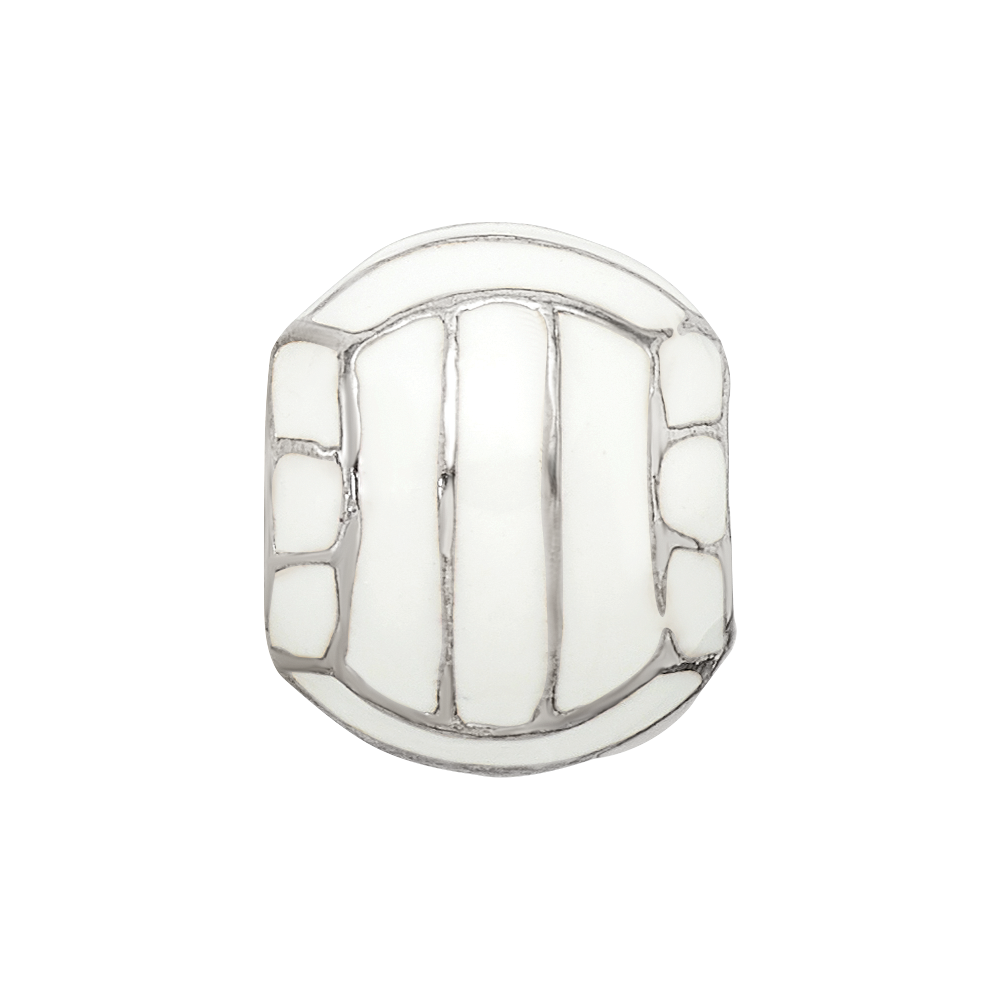 Sterlingsilber Reflections Emailliert Volleyball Perle