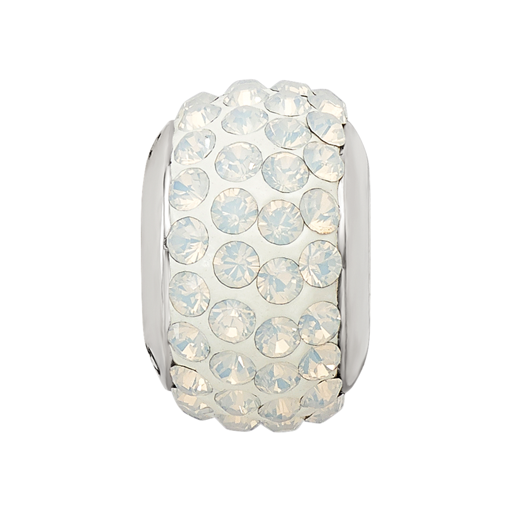 Sterlingsilber Reflections Cream Full Preciosa Kristall Perle