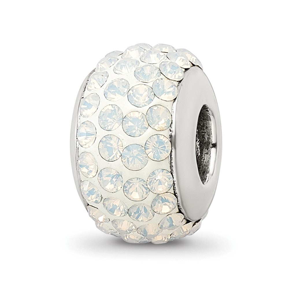 Sterlingsilber Reflections Cream Full Preciosa Kristall Perle