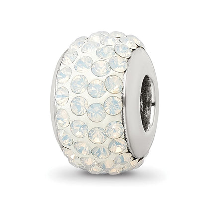 Sterlingsilber Reflections Cream Full Preciosa Kristall Perle