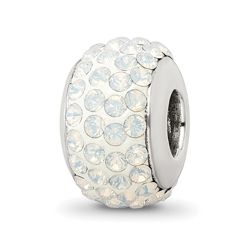 Sterlingsilber Reflections Cream Full Preciosa Kristall Perle