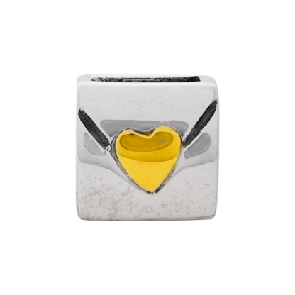 Ss/vergoldet Sterlingsilber & 14K Reflections Liebe Note Perle