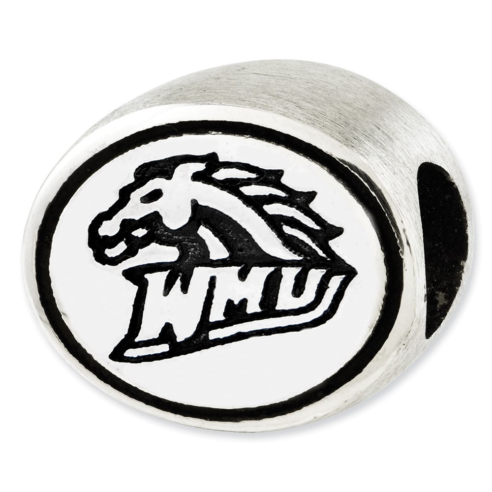 Sterlingsilber Antikisiert Western Michigan University Collegiate Perle