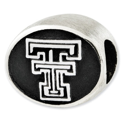 Sterlingsilber Antikisiert Texas Tech University Collegiate Perle