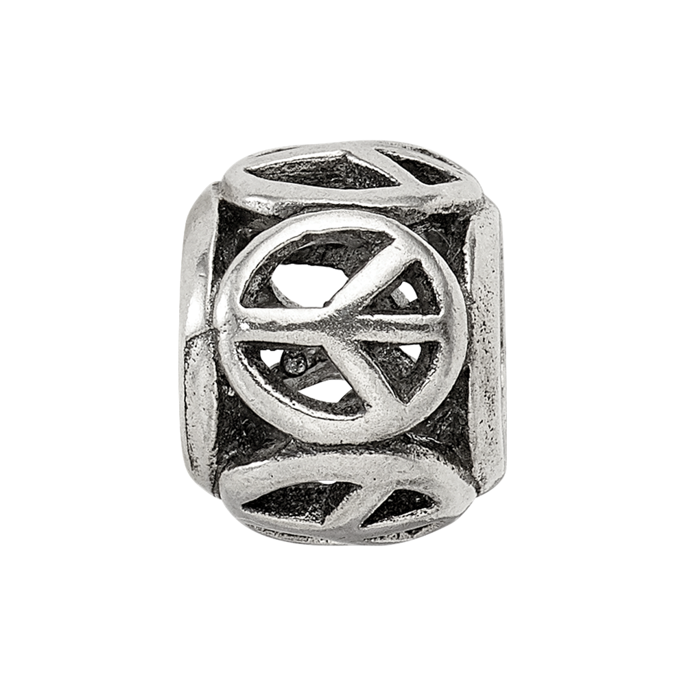 Sterlingsilber Reflections Frieden Zeichen Perle