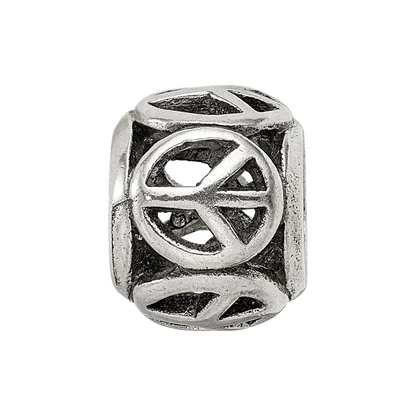 Sterlingsilber Reflections Frieden Zeichen Perle