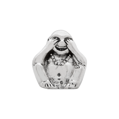 Sterlingsilber Reflections See No Böse Buddha Perle