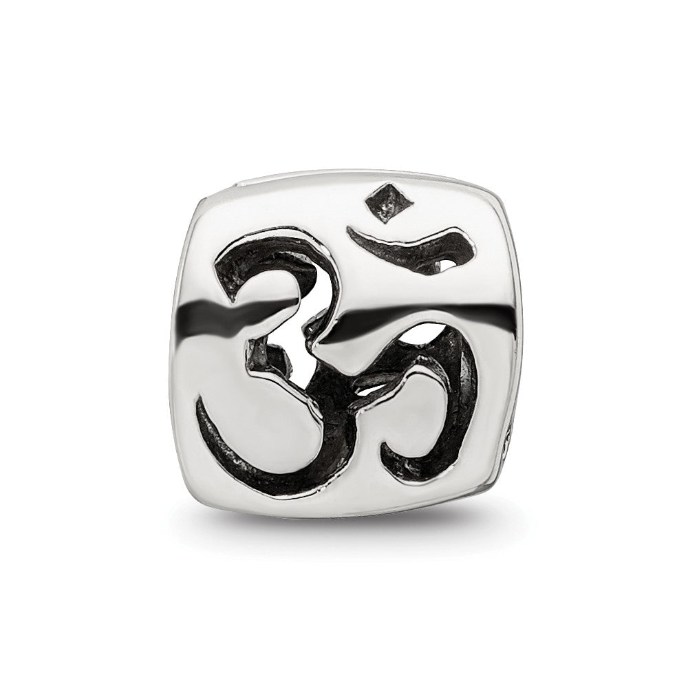 Sterlingsilber Reflections Om Symbol Perle