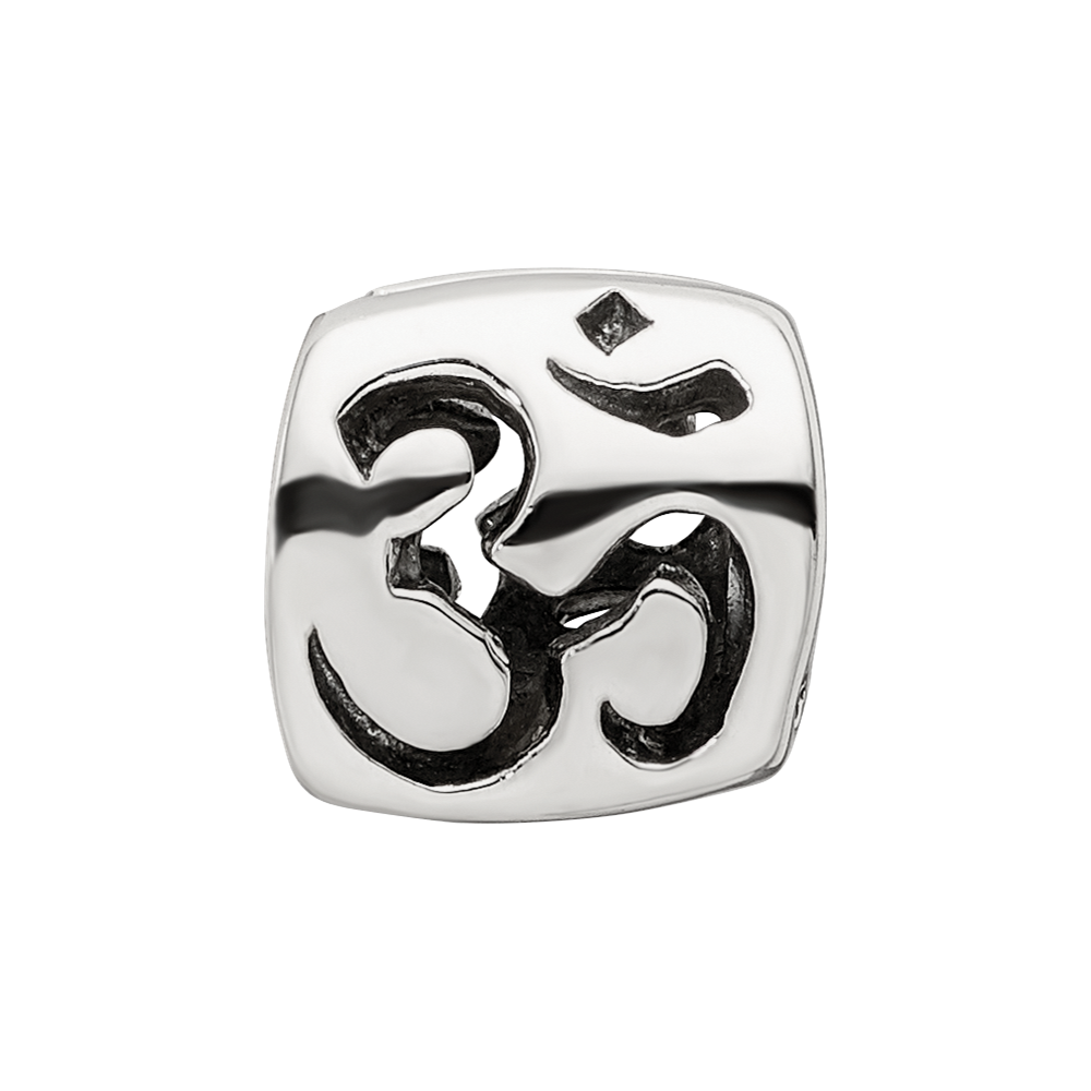 Sterlingsilber Reflections Om Symbol Perle