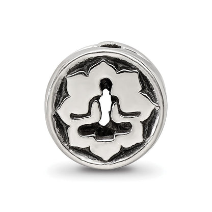 Sterlingsilber Reflections Yoga Lotus Perle