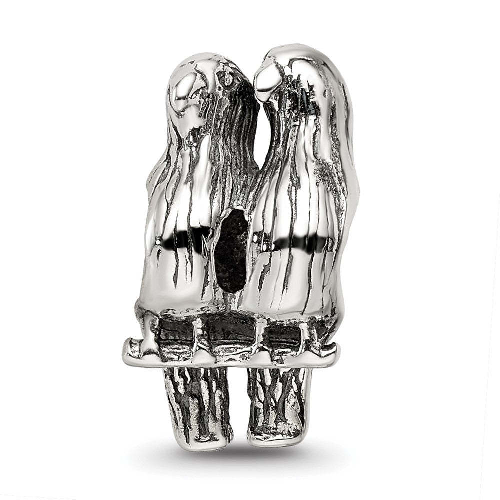 Sterlingsilber Reflections Liebe Birds Perle