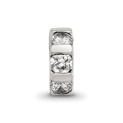 Sterlingsilber Reflections Zirkonia Perle