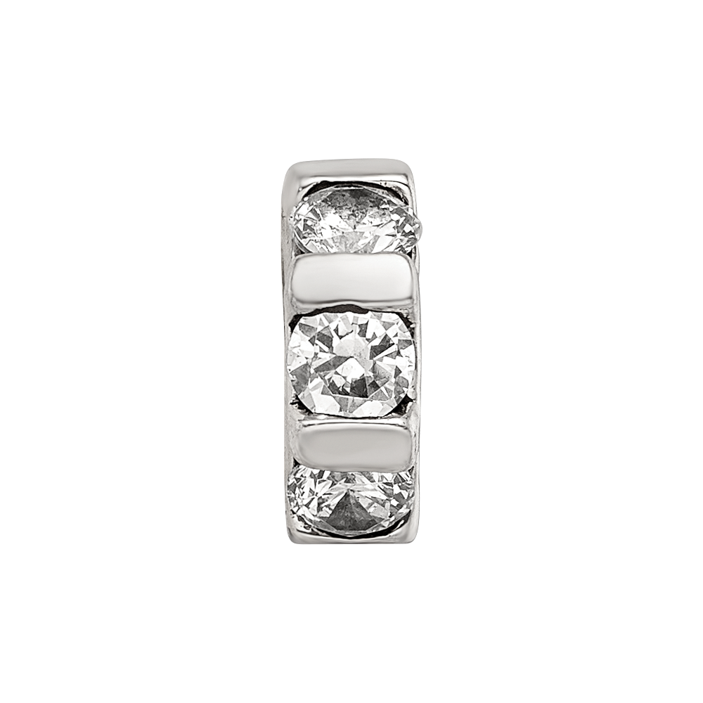 Sterlingsilber Reflections Zirkonia Perle