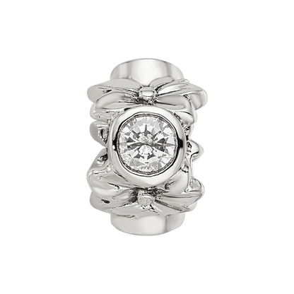 Sterlingsilber Reflections Zirkonia Perle