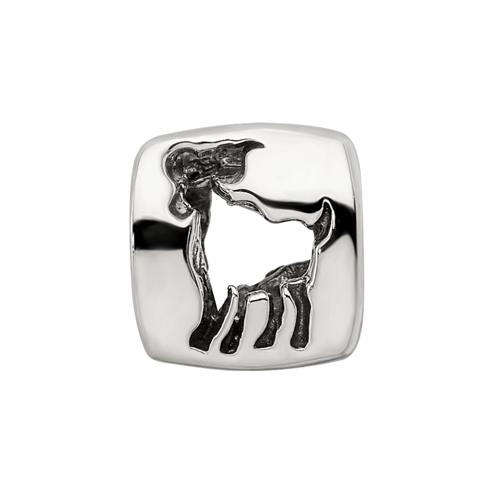 Sterlingsilber Reflections Aries Tierkreis Antikisiert Perle