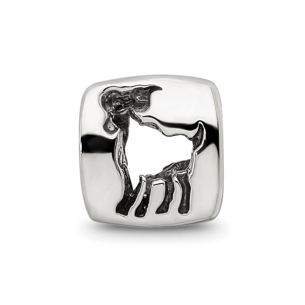 Sterlingsilber Reflections Aries Tierkreis Antikisiert Perle