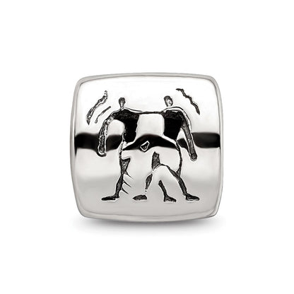 Sterlingsilber Reflections Gemini Tierkreis Antikisiert Perle