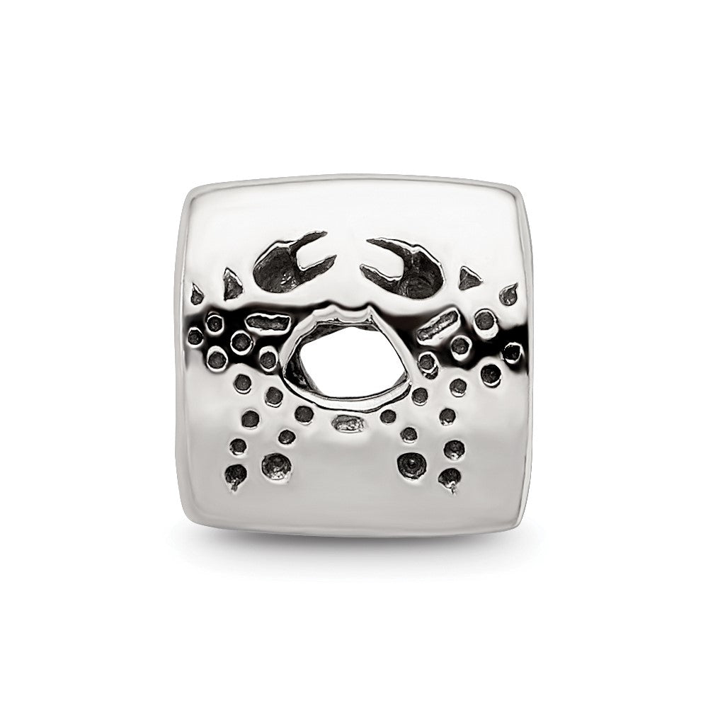 Sterlingsilber Reflections Cancer Tierkreis Antikisiert Perle