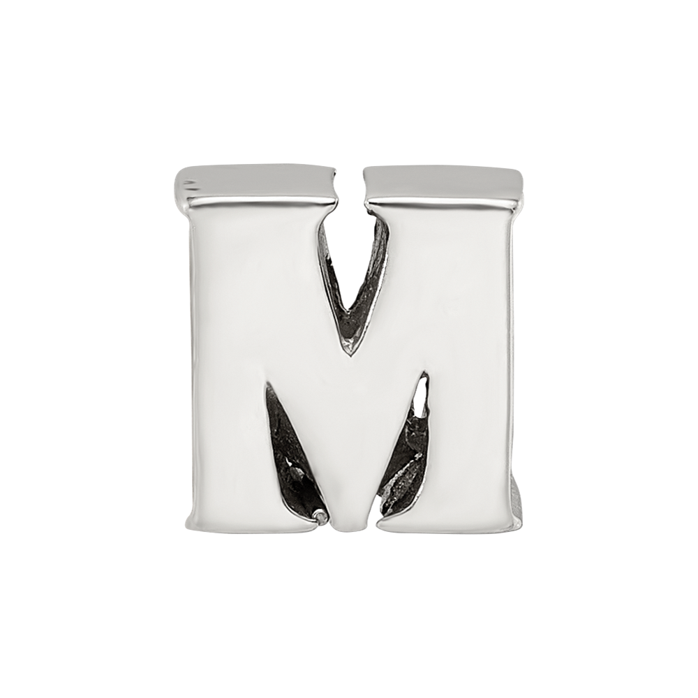 Sterlingsilber Reflections Buchstabe M Perle