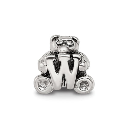 Sterlingsilber Reflections Kinder Buchstabe W Perle