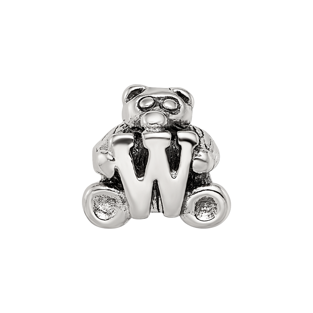 Sterlingsilber Reflections Kinder Buchstabe W Perle